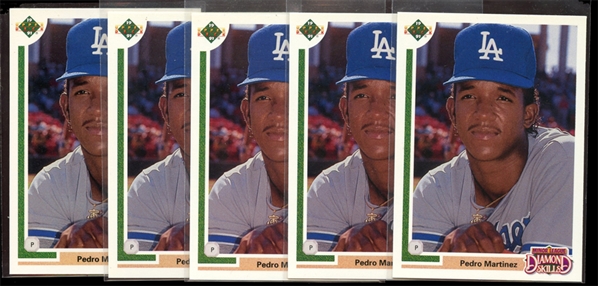 BB 91UD #2F (5) Pedro Martinez Rookies