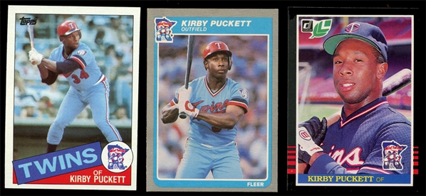 BB (3) Kirby Puckett Rookies