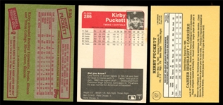 BB (3) Kirby Puckett Rookies