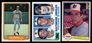 BB (3) Cal Ripken Rookies