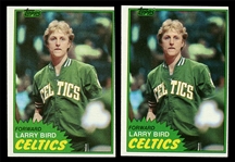 BK 81T (2) #4 Larry Bird