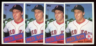 BB 85T (4) #181 Roger Clemens (R)