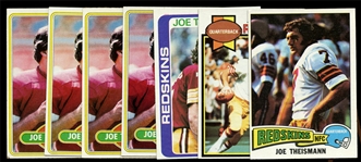 FB (7) Joe Theisman Cards w/Rookie