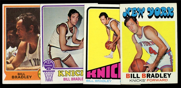 BK (4) Bill Bradley Cards