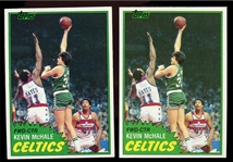 BK 81T (2) #75E Kevin McHale