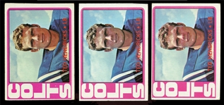 FB 72T (3) #93 Hendricks Rookies