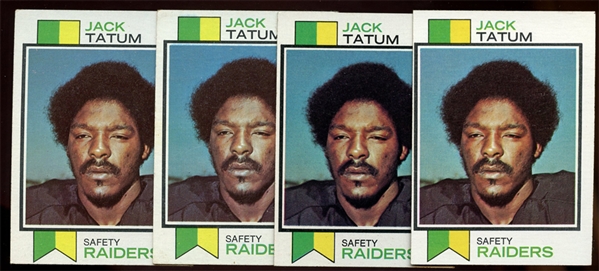 FB 73T (4) #288 Jack Tatum Rookies