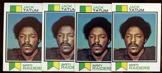 FB 73T (4) #288 Jack Tatum Rookies