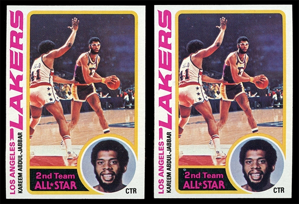 BK 78/9T (2) #110 Kareem Abdul-Jabbar