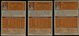 BK 78/9T (3) #130 Julius Erving