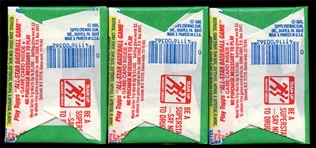 BB 84T (3) Unopened Wax Packs