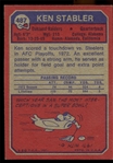 FB 73T #487 Ken Stabler Rookie