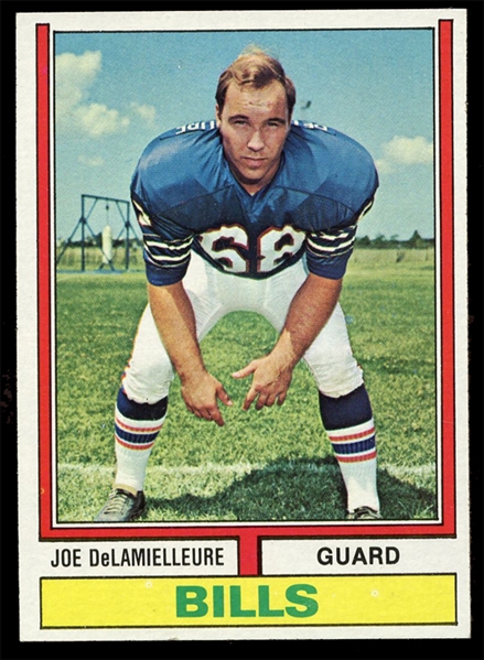 FB 74T #183 Joe DeLammielleure Rookie