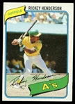 BB 80T #482 Rickey Henderson Rookie