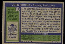 FB 72T #13 John Riggins Rookie