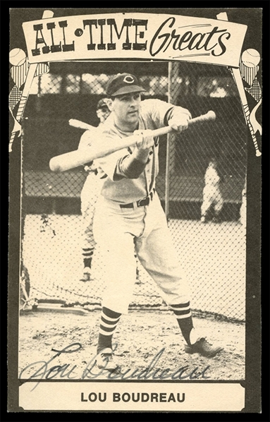 BB 75TCMA Lou Boudreau Autograph