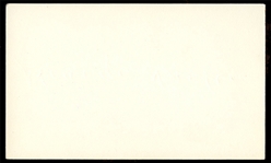 BB George Sisler autographed Index Card