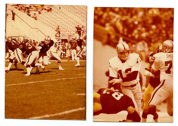 FB (2) Topps Ken Stabler Photos